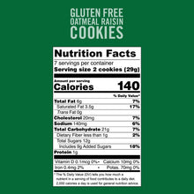 Tate's Bake Shop Gluten Free Oatmeal Raisin Cookies
