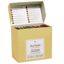 Tea Forté Single Steeps Sampler Bundle with 30 Loose Leaf Tea Pouches & 1 Fiore Steeping Cup