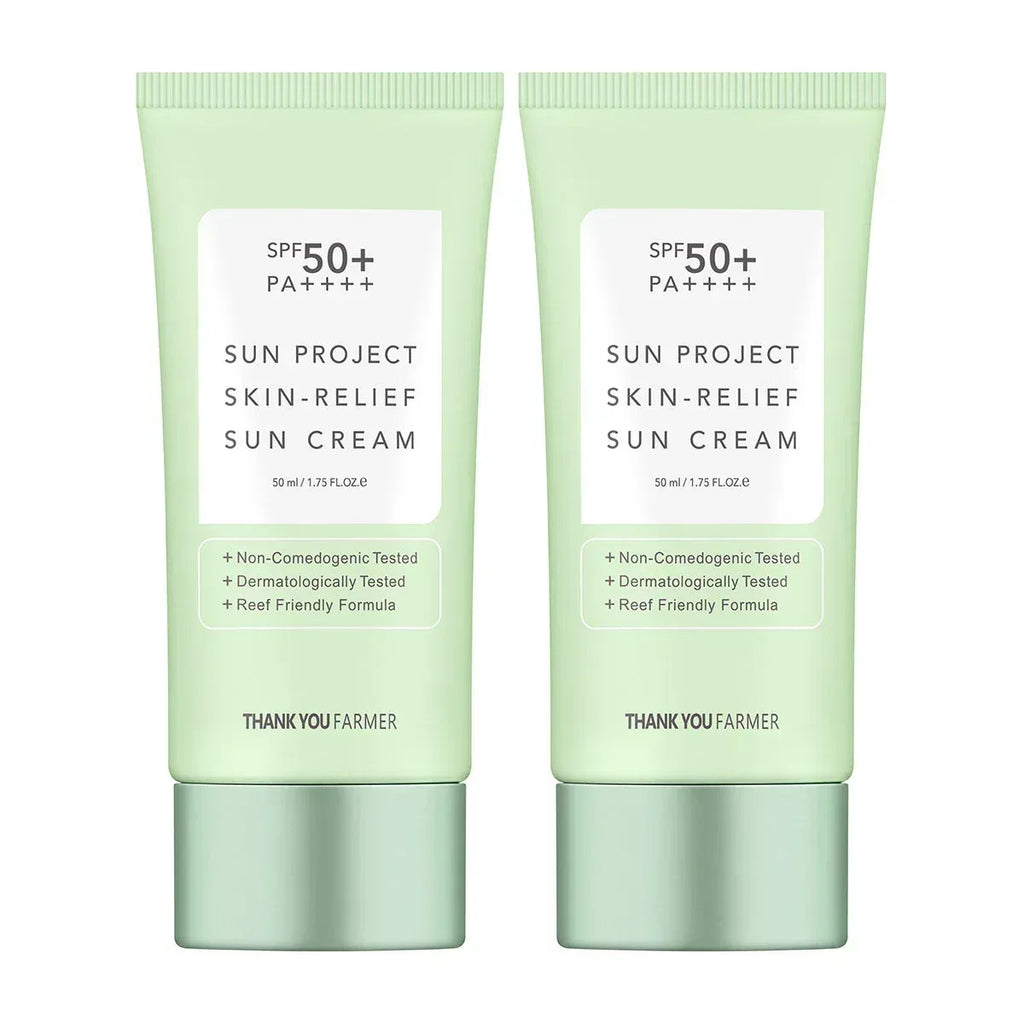 Thank You Farmer Sun Project Skin Relief Sun Cream, SPF 50+, 1.75 fl o ...