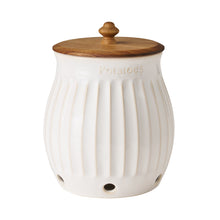 The Pioneer Woman Colette Stoneware Garlic Keeper, White