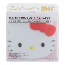The Creme Shop Hello Kitty Mattifying Blotting Paper and Reusable Mirror Compact + 2 Refills Set