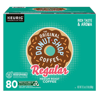 The Original Donut Shop Coffee K-Cup Pod, 80-count