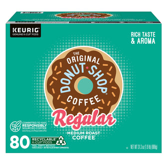 The Original Donut Shop Coffee K-Cup Pod, 80-count