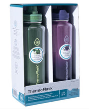 TermoFlask de acero inoxidable aislado de 40 oz, paquete de 2