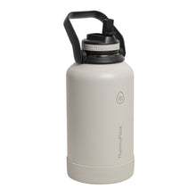 Botella de acero inoxidable con aislamiento de doble pared y tapa con popote ThermoFlask de 64 oz