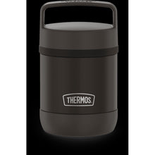Thermos Stainless Steel Insulated Food Jar with Handle, 10oz, Black, Ideal Use for Workday Meals and Travel, Made for Portable Food Storage, Dishwasher Safe, For Hot and Cold Food