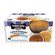 Three Dog Bakery 2-Pack Lick'n Crunch! Carob & Peanut Butter/Golden & Vanilla