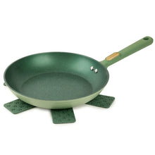 Thyme & Table 10" Non-Stick Fry Pan - Green, Granite Collection - Brands For Less USA