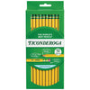 Ticonderoga Wood Pencils, Unsharpened, #2HB .3 mm Lead, Yellow, 12 Count
