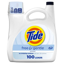 Tide Free & Gentle Laundry Detergent Liquid, 34 fl oz, 25 Loads
