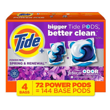 TidePowerPODSwithFebrezeLaundryDetergentPacs_Spring_Renewal_72ct.9 - Brands For Less USA