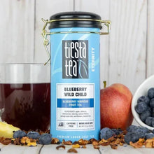 Tiesta Tea Blueberry Wild Child Herbal Loose Leaf Tea Bundle, Two 1 lb. Bags & 5.5 oz Tin - Brands For Less USA