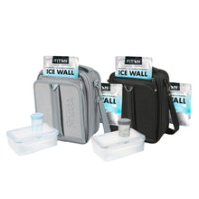Titan Arctic Zone Fridge Cold, Crush Resistant Lunch Pack with 2 Ice Walls, 2-pack