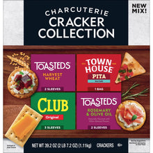 Toasteds Club Town House Charcuterie Cracker Collection Variety Pack, 39.2 oz.