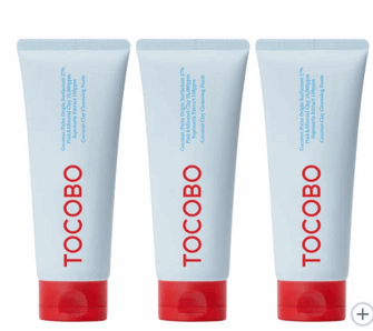 Tocobo Coconut Clay Cleansing Foam 6.76 fl oz, 3-pack
