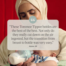 Tommee Tippee Advanced Anti-Colic Baby Bottles, 0 months plus, Pack of 2, 5oz Baby Bottles, with Slow Flow Breast-Like Nipple for Natural Latch, Self-Sterilizing and BPA Free