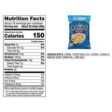 Tostitos Regular Tortilla Chips, 18.625 oz. (PACK OF 3 )