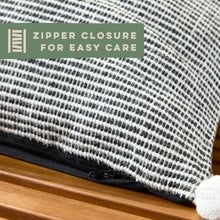 Town & Country Terra Alara Ribbed Texture Decorative Pillow, Choose Size