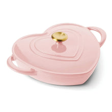 Tramontina3-QuartHeartShapeEnameledCastIronDutchOven_Shallow_OvenSafe_9 - Brands For Less USA