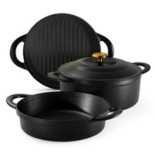 Tramontina4-PieceStackableEnamelCastIronCookwareSet_ChooseColor_1 - Brands For Less USA
