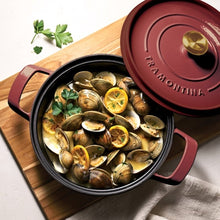 Tramontina 4-Piece Stackable Enameled Cast Iron Cookware Set