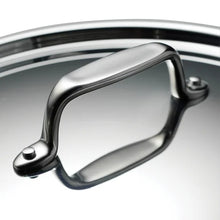 Tramontina 4-piece Stainless Steel Fry Pan Set with Ceramic Nonstick Interior and Lids