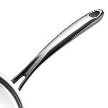 Tramontina 4-piece Stainless Steel Fry Pan Set with Ceramic Nonstick Interior and Lids