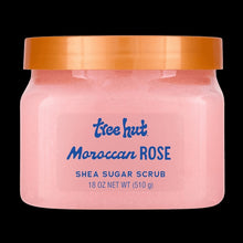 Tree Hut Shea Sugar Scrub Moroccan Rose & Dr Teal's Relax & Relief Foaming Bubble Bath with Pure Epsom Salt, Eucalyptus & Spearmint, 34 fl.oz. Bundle