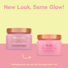 Tree Hut Sunlit Glow Shea Butter Sugar Body Scrub, 18 oz (3 PACK )
