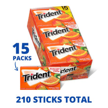 Trident Tropical Twist Sugar Free Gum, 14 pcs., 15 pk.