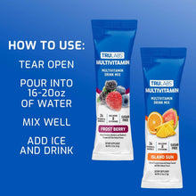 TruLabs Multivitamin Drink Mix Powder Island Sun and Frost Berry 30 ct.