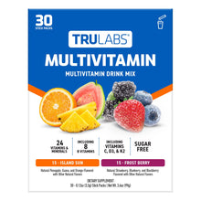 TruLabs Multivitamin Drink Mix Powder Island Sun and Frost Berry 30 ct.