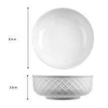 Juego de cuencos para servir de porcelana Trudeau, 3 piezas