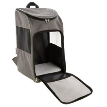 TrustyPup Medium Cat & Dog Travel Pet Backpack, Gray, 16 lb Limit