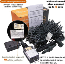 Twinkle Star Christmas Decorations String Lights, 8 Modes, Plug-In, UL Certified Christmas Lights, 200 LEDs, White, 66' for Thanksgiving 2025 Decor