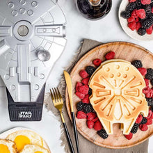 UncannyBrandsStarWarsDeluxeMillenniumFalconWaffleMaker3-_4 - Brands For Less USA