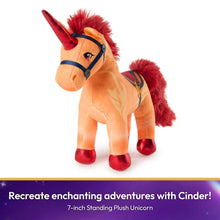 UnicornAcademyOfficialCinderPlushToy-UnicornStuffedAnimal-UnicornToysforGirlsAges1-Up-Orange-72-_1 - Brands For Less USA