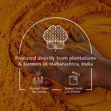 VAHDAM, Cúrcuma orgánica en polvo (2.47 oz), sin gluten, especia de origen único, directamente de la fuente 