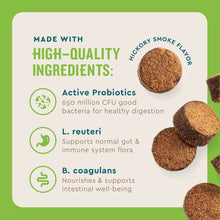 VETIQ Probiotic Soft Dog Chews, Hickory Smoke Flavored 60 ct., 2 pk.