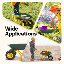 VIVOHOMEKidsWheelbarrowChildrenGardencartwithToddlerGardeningToolSetChildWheelBarrelOutdoorIndoo_1965_6 - Brands For Less USA