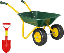 VIVOHOMEKidsWheelbarrowChildrenGardencartwithToddlerGardeningToolSetChildWheelBarrelOutdoorIndoorToysGiftGreen - Brands For Less USA