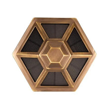 VOLT Premium Solid Brass Outdoor Solar Path Lights, 2-pack