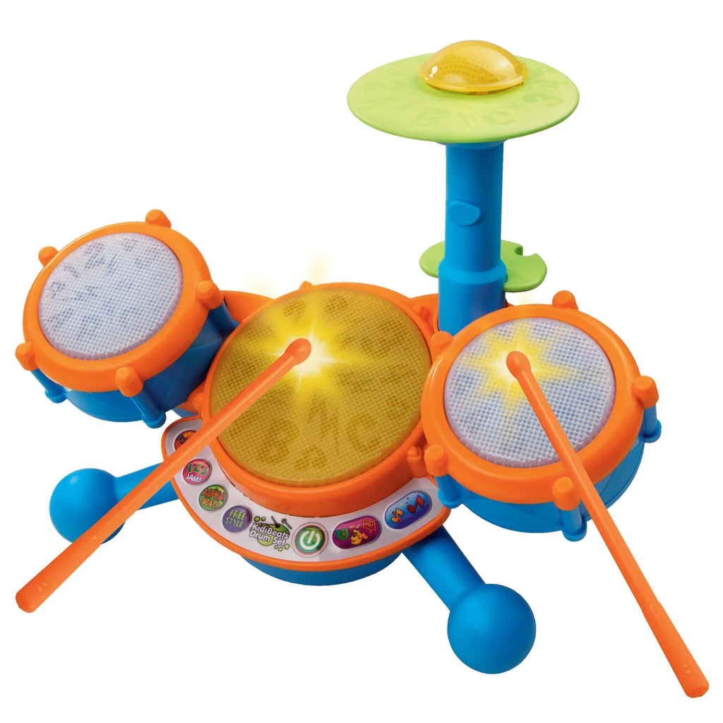 VTech KidiBeats Drum Set with Accessories, Baby and Toddler Toys ...