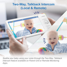 VTech 7" High Definition Remote Access 1080p Pan & Tilt Baby Video Monitor, RM7866HD, White