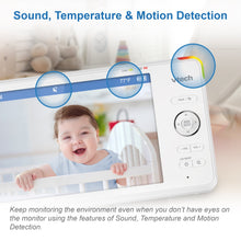 VTech 7" High Definition Remote Access 1080p Pan & Tilt Baby Video Monitor, RM7866HD, White