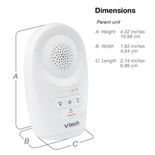 VTech DM1111, Enhanced Range Digital Audio Baby Monitor, 1 Parent Unit, White