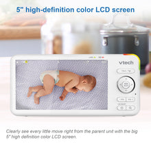 VTech RM5887HD Smart WiFi Baby Monitor with HD Display, Remote Pan & Tilt and Mobile App