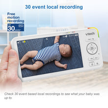 VTech RM5887HD Smart WiFi Baby Monitor with HD Display, Remote Pan & Tilt and Mobile App