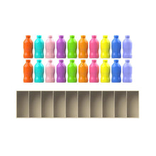 VWRXBZ Color Matching Memory Game, Brain Training Educational Toys with 20 Bottles & Stable Box, Focus & Logic Skill Development, Family Interactive Board Game