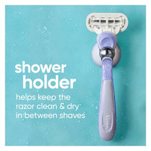 Venus Manual Razor, Deluxe Smooth Swirl for Women, 5 Blades, Handle + 2 Refills, Purple